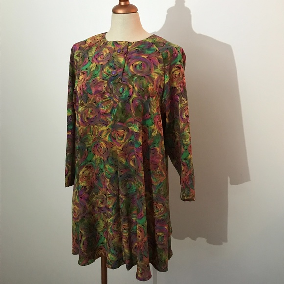 Vintage colourful tunic - top - dress - 3/25$ - Picture 4 of 7